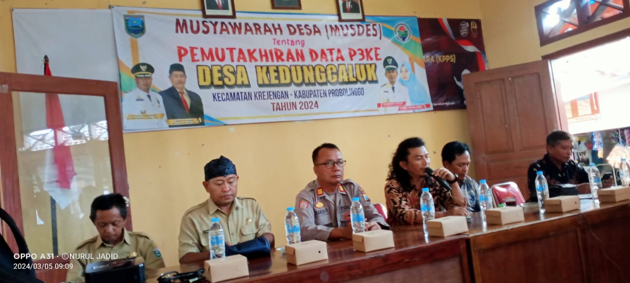 SOSIALISASI DI DESA KEDUNGCALUK